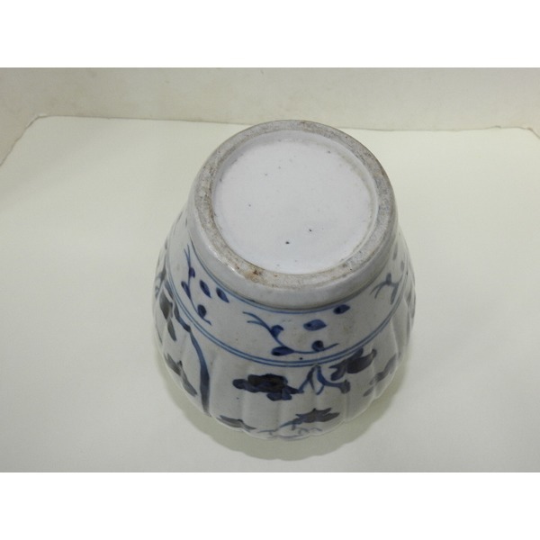 300년이상된 양촌초기이마리 청화백자호