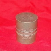 연대가좋은 주석으로된 차통