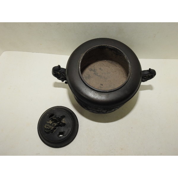 청동으로된 해태 향로