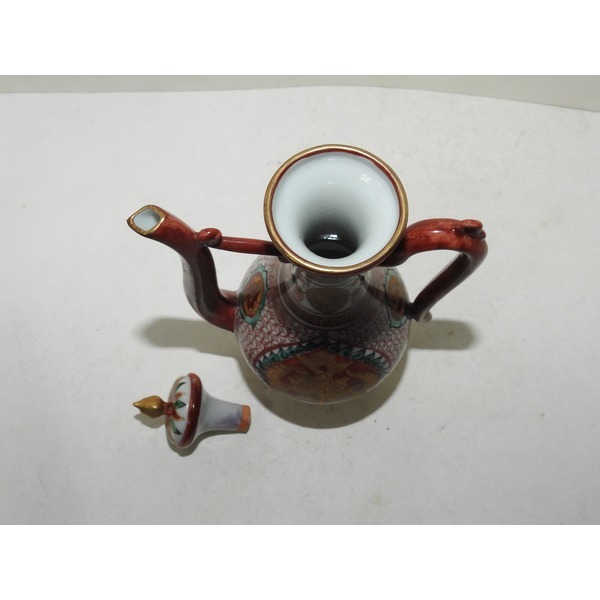 골동-고구다니 복자문 진사금채화문백자 주자