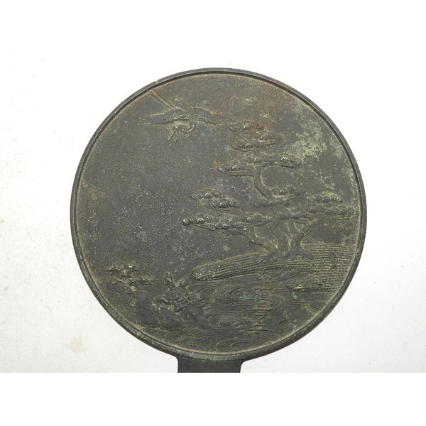 골동-청동으로된 십장생 동경