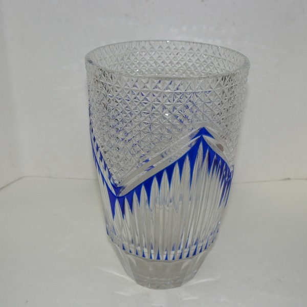 청채산문 크리스탈 화병