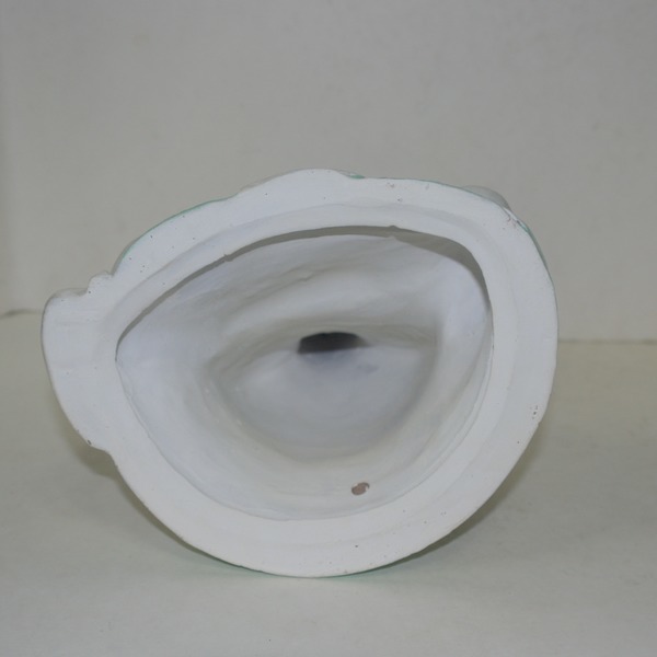 백자 금채 관음불