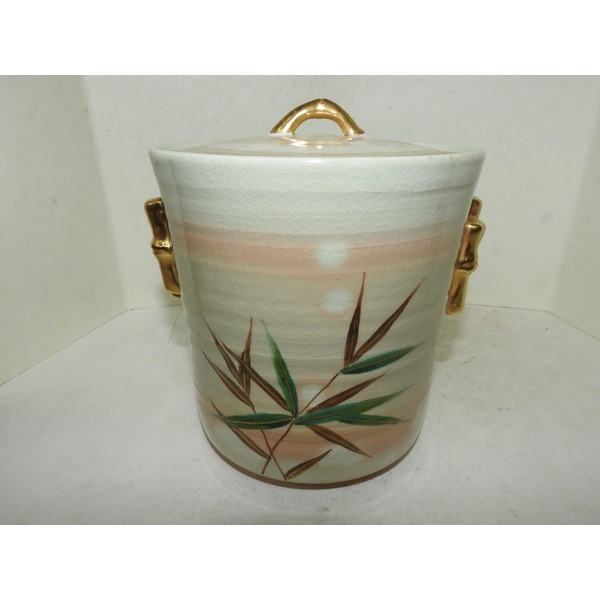 명품-분청자 죽문금채 수통