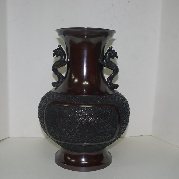 묵직한 청동으로된 대형이봉황 호