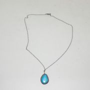 29-실버 은에 마노가 장식된 목걸이