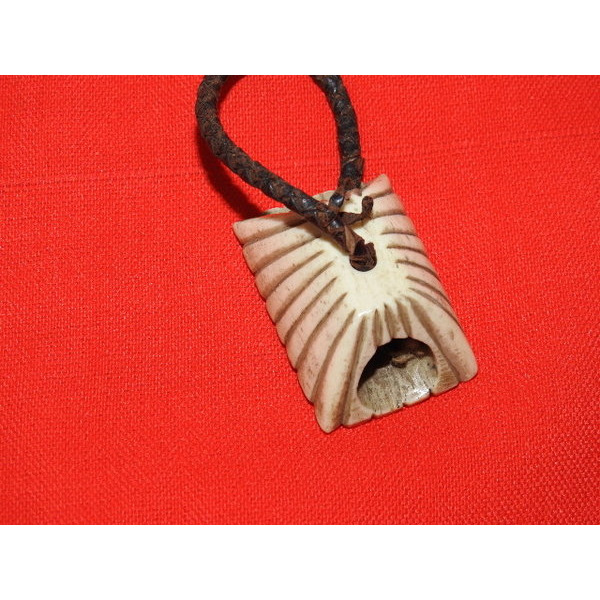 연대좋은 화문투각 상아 노리개