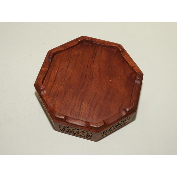 명품-원목나무 팔각함