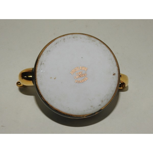 프랑스산 청자금채 다관