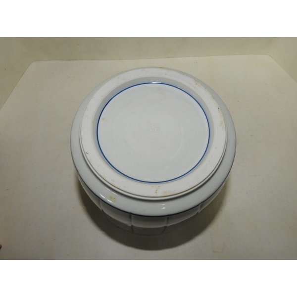 나무두껑 이마리 청화백자 수통