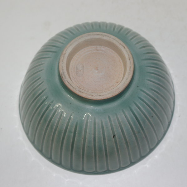 연대가좋은 청자 조선인물 사신문 대완