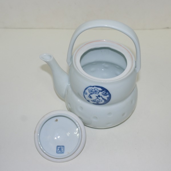 이마리 청화백자화문 주자