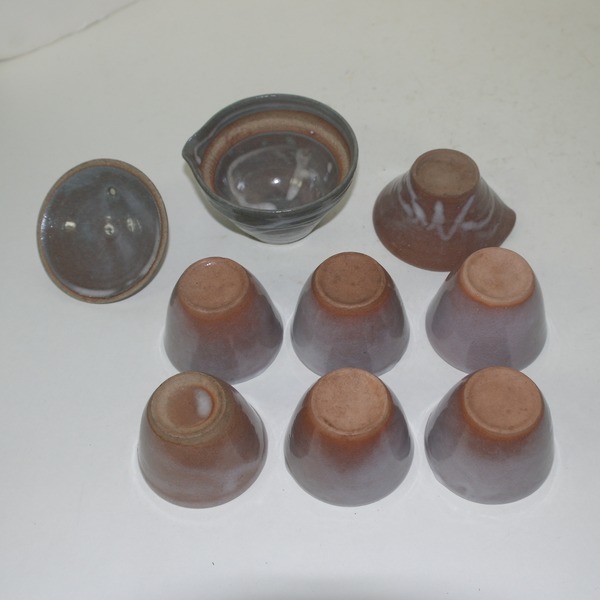 청자 6인 다기셋트