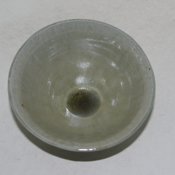 청자 흑유추상문 다완