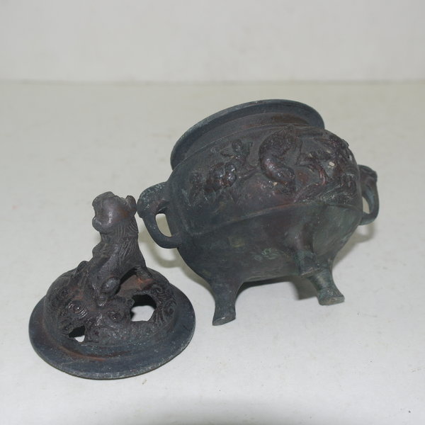 연대좋은 청동으로된 해태 향로