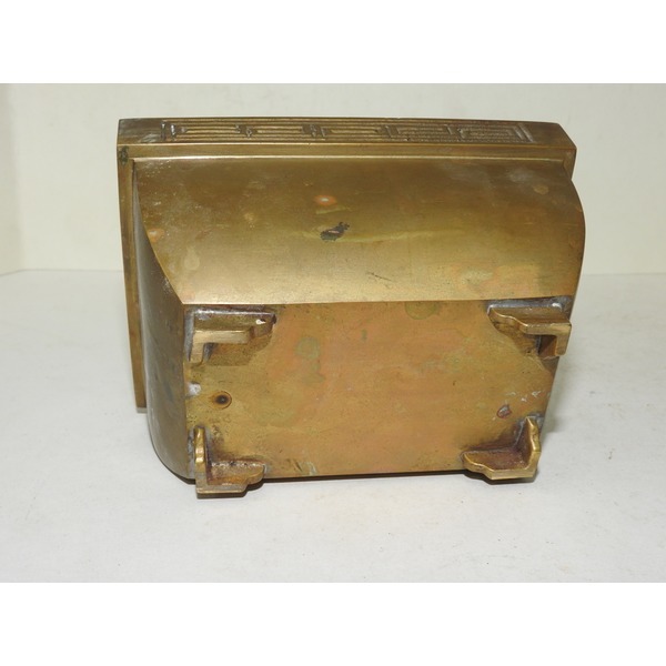 골동-묵직한 청동으로된 사각향로