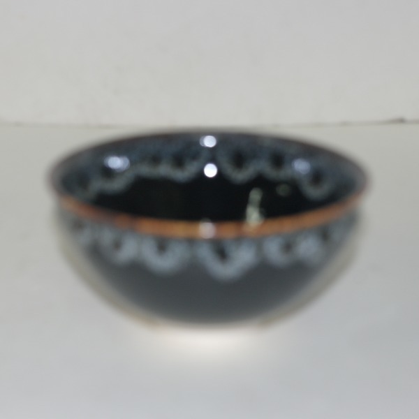 흑유청자 덴모꾸 백채 다완