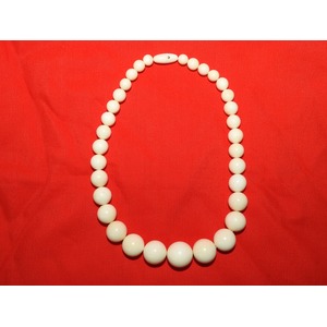 명품-순금 상아 목걸이