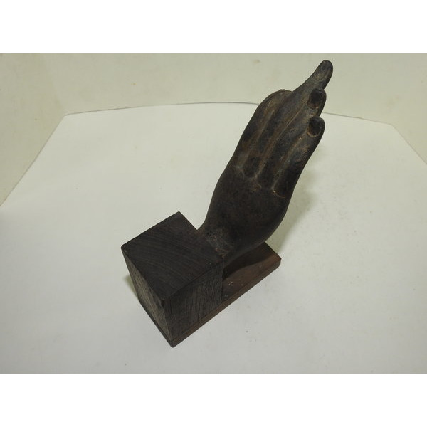 외국산 묵직한 청동으로된 부처님 손