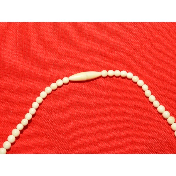 명품-상아 목걸이