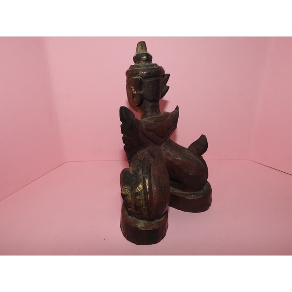 골동-나무에 금채된 쌍사자인간상