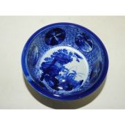 골동-청화백자 화문 완