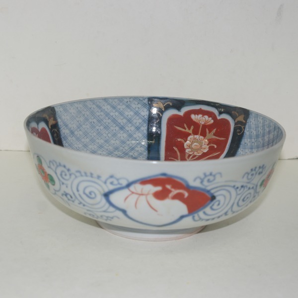 100년이상된 고이마리 청화백자대완