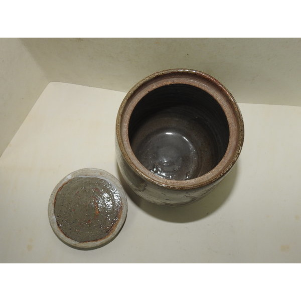 분청자 초화문 수통 차통