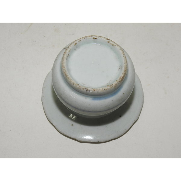 골동-100년이상된 청화백자 향완