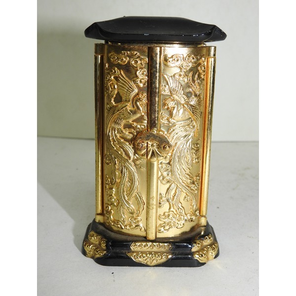 묵직한 청동에 금도금된 불감 호신좌불상