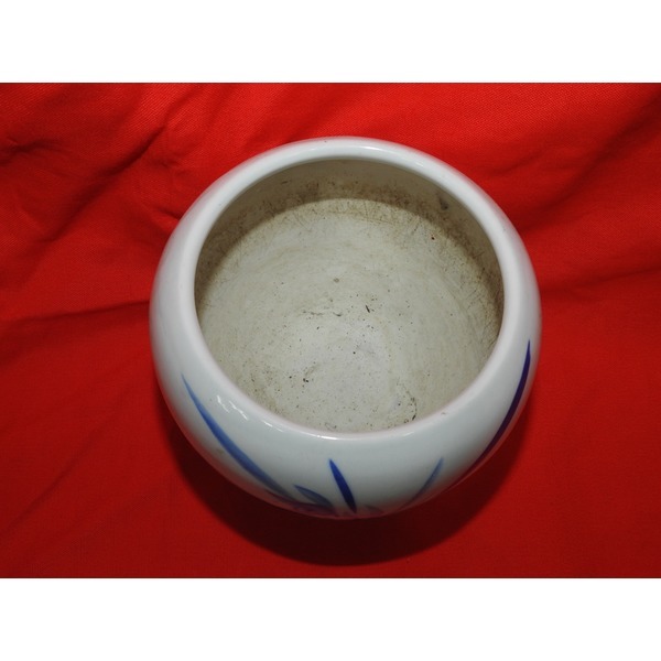 골동-청화백자 난초문 향완