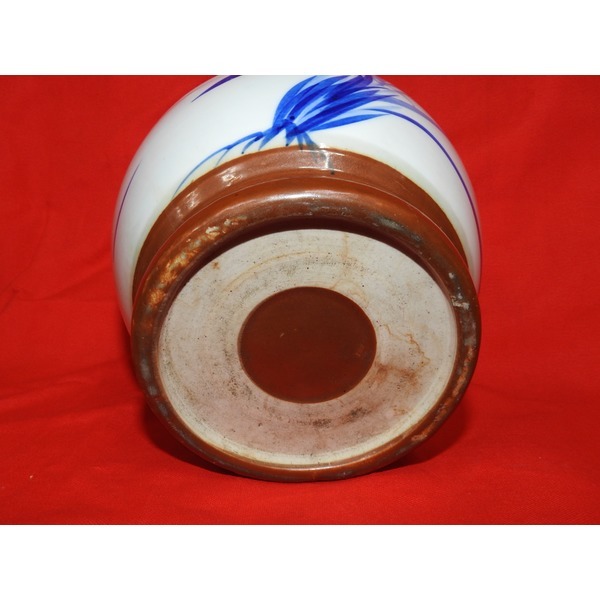 골동-청화백자 난초문 향완