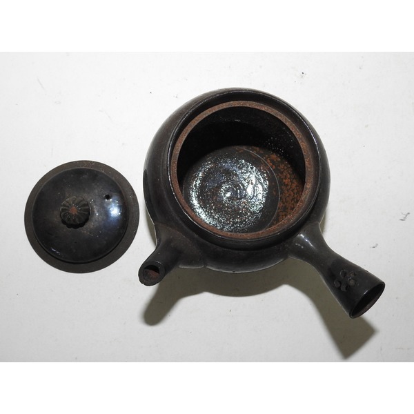 골동-흑유청자 다관