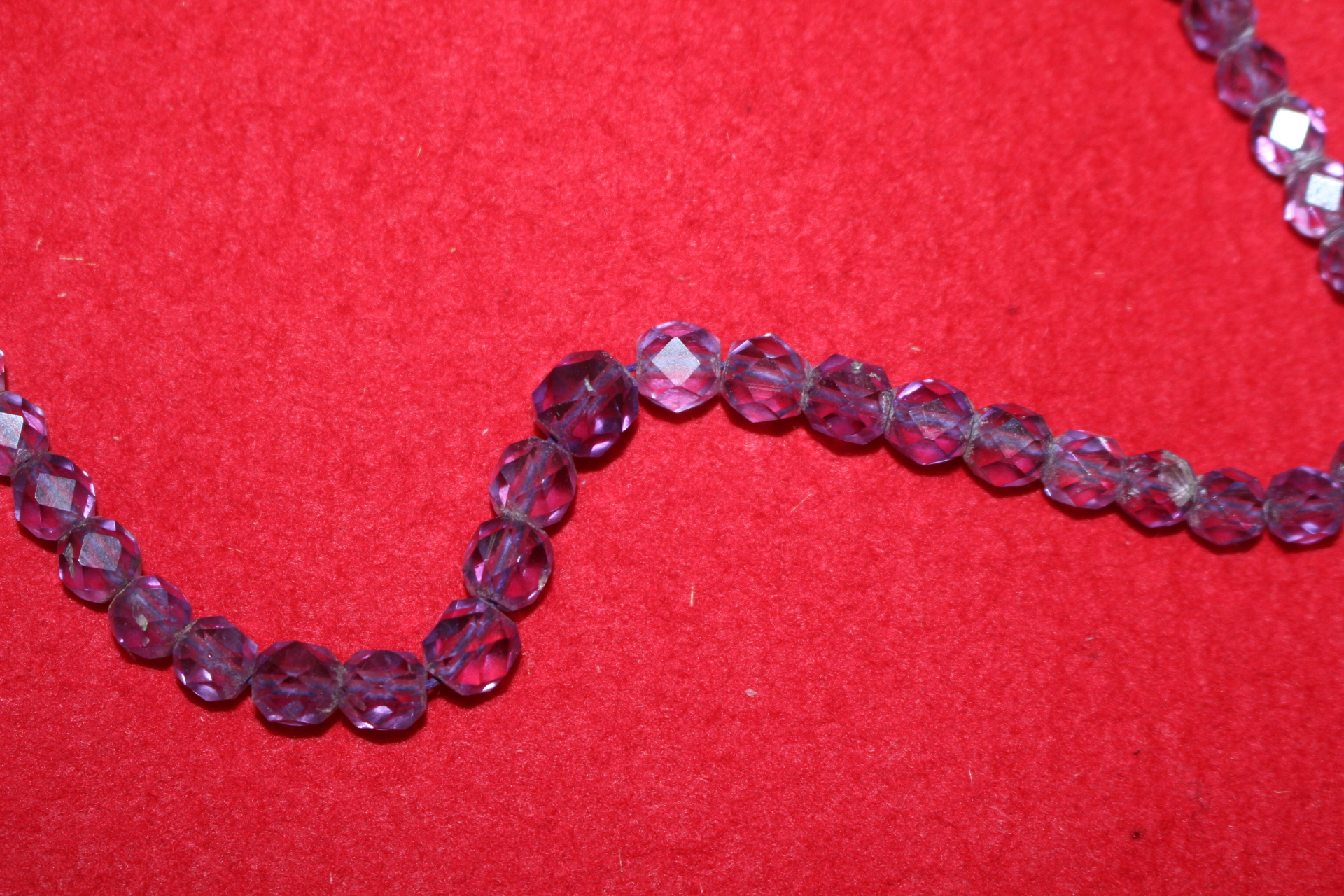 순은고리에 자수정 목걸이