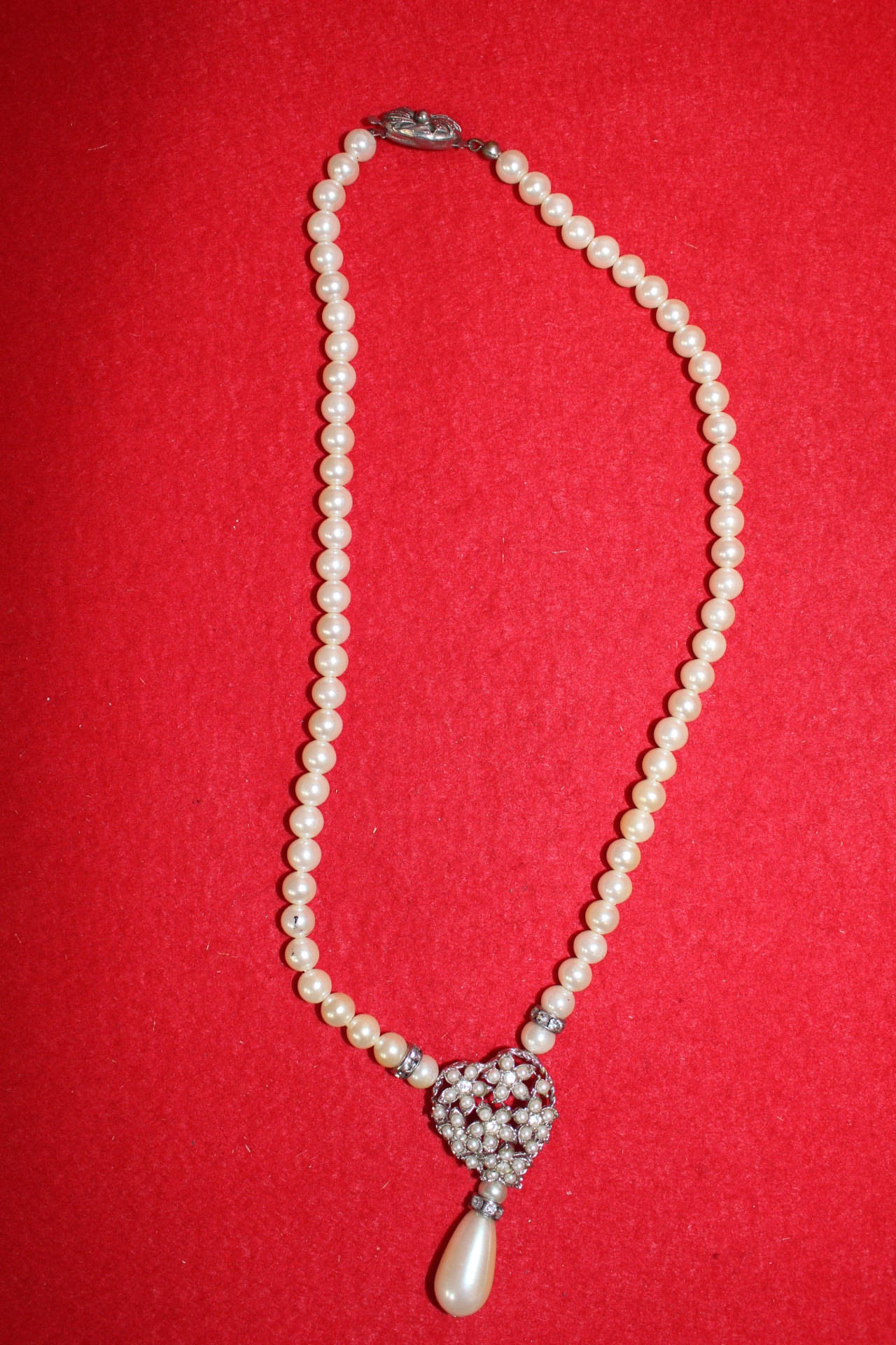 인조진주 목걸이