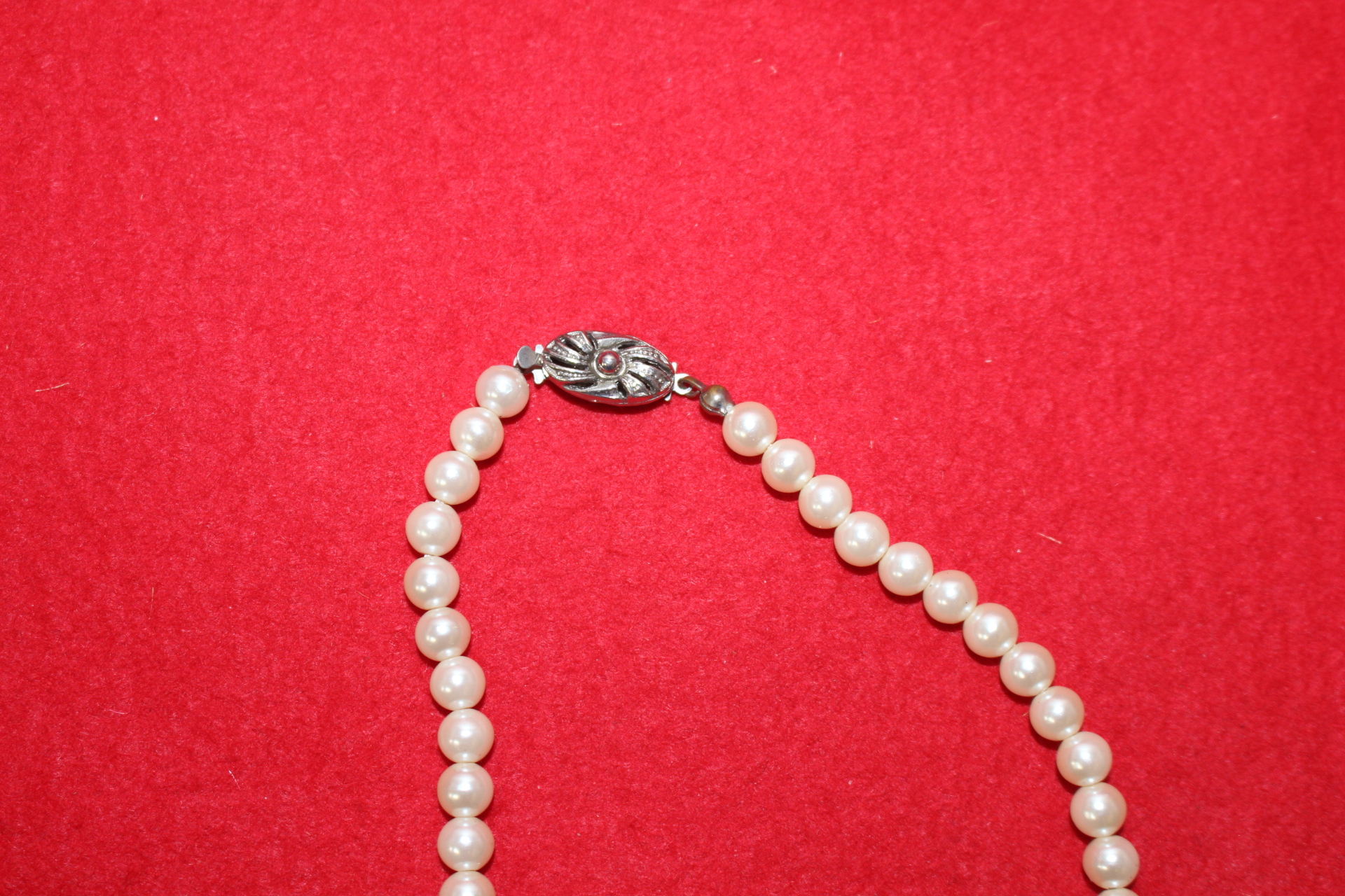 인조진주 목걸이