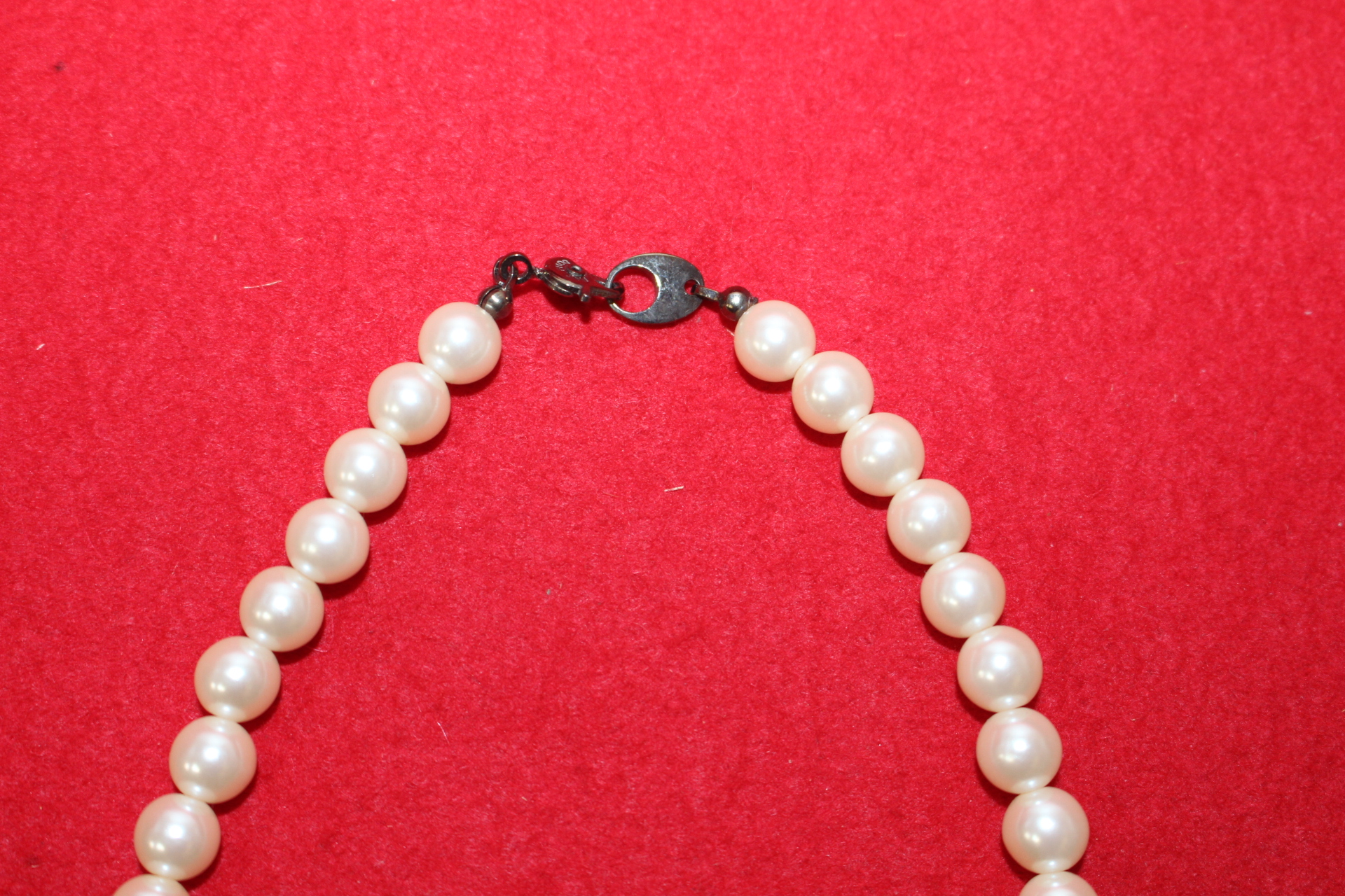 인조진주 목걸이