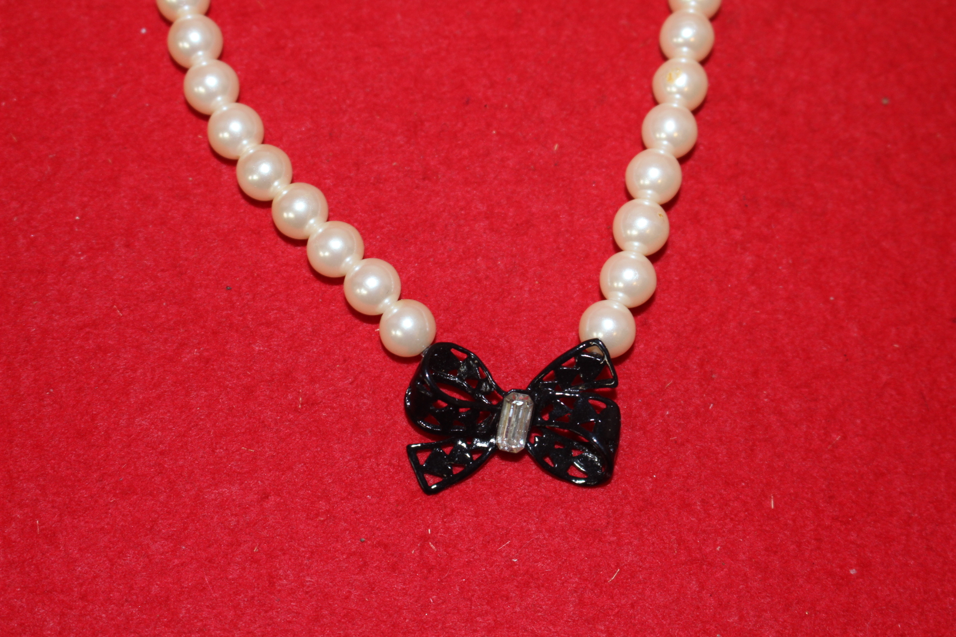 인조진주 목걸이