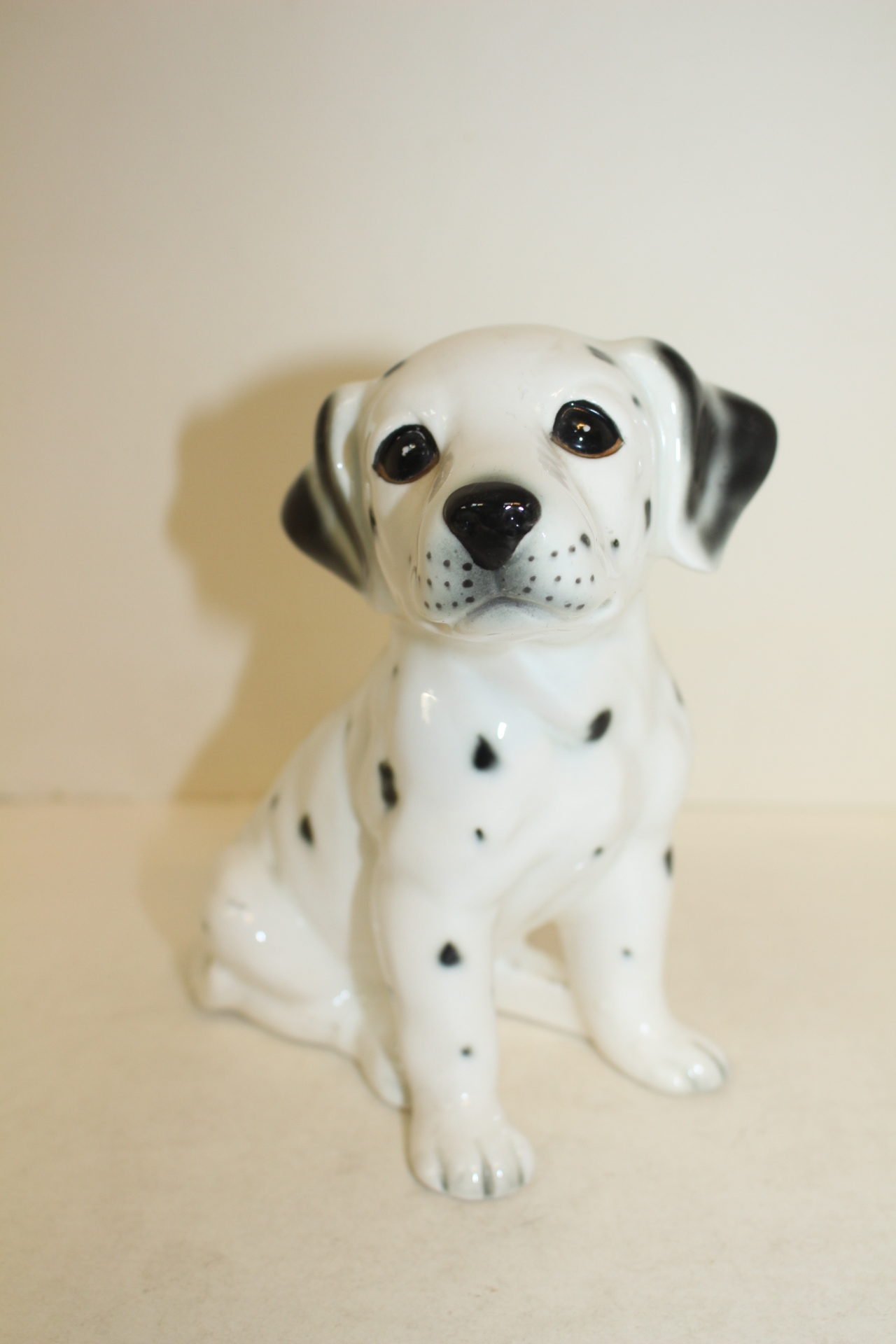 분청자 도자기 개 조각상