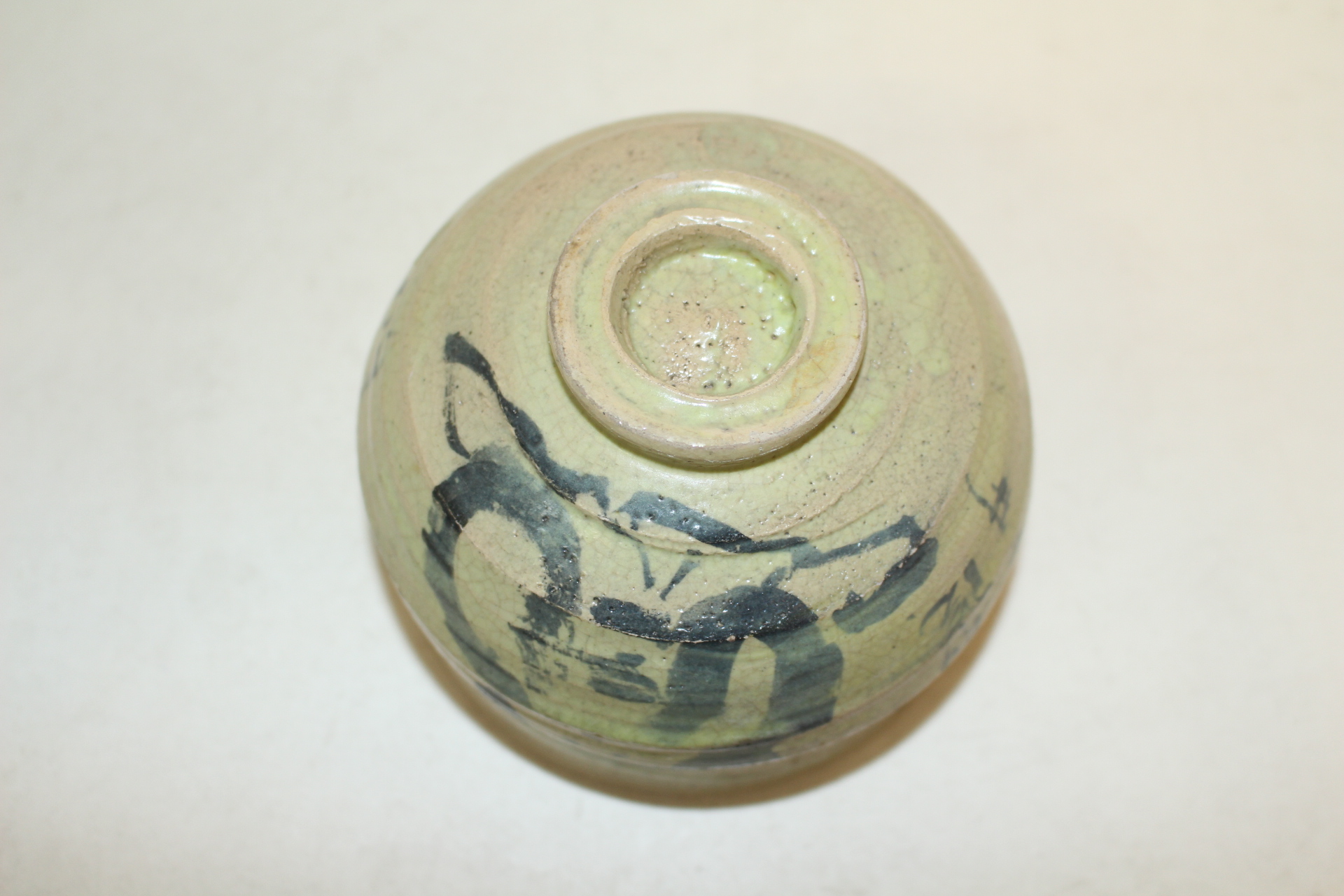 분청자 철화인물문 말찻잔