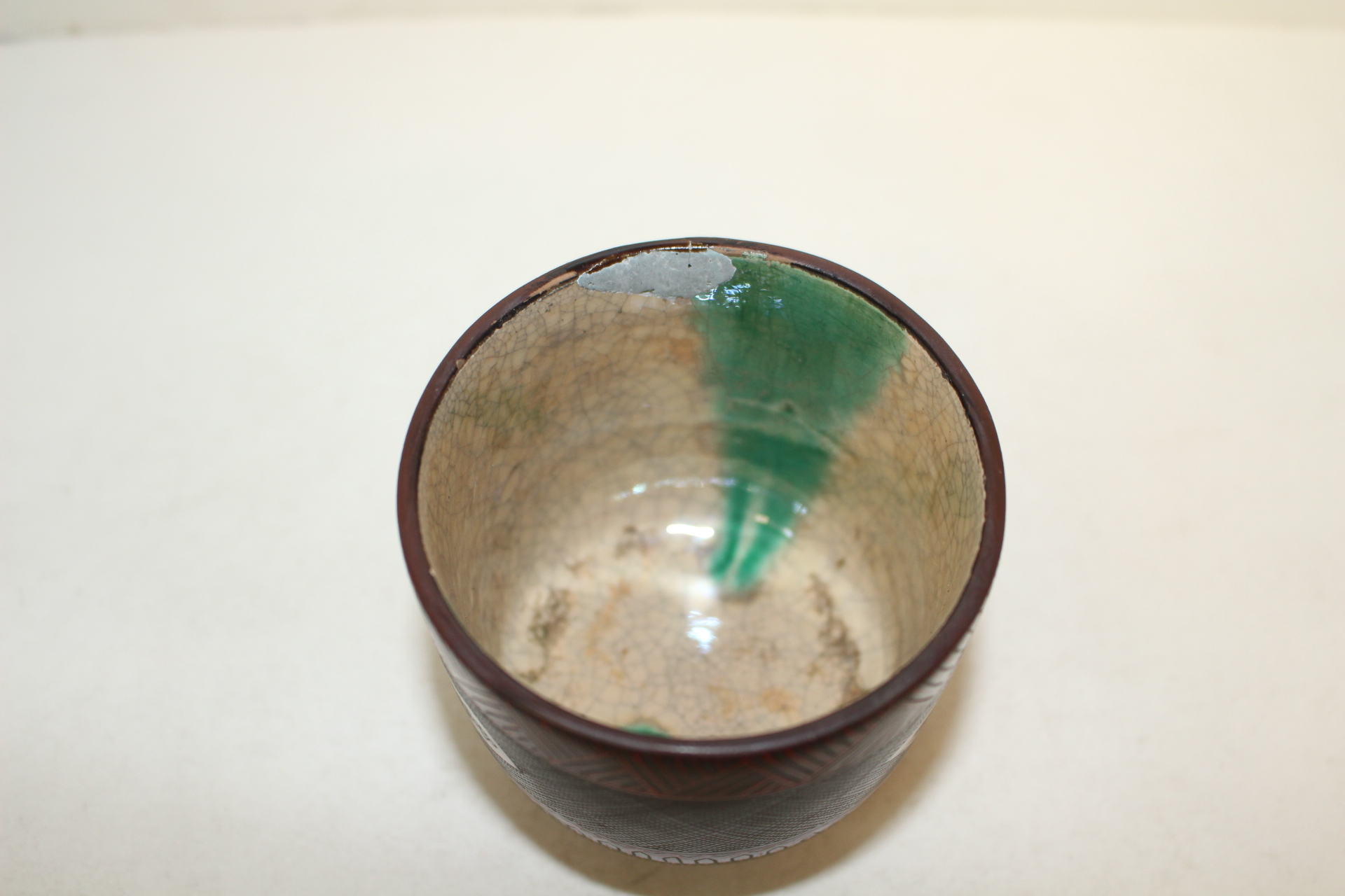 연대가좋은 분청자 화문 잔