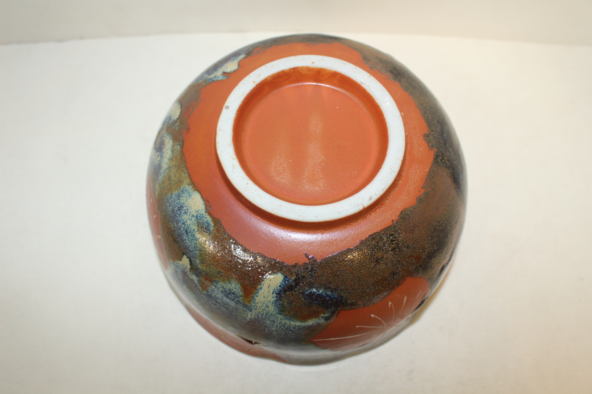 청자 진사화문 화형대완