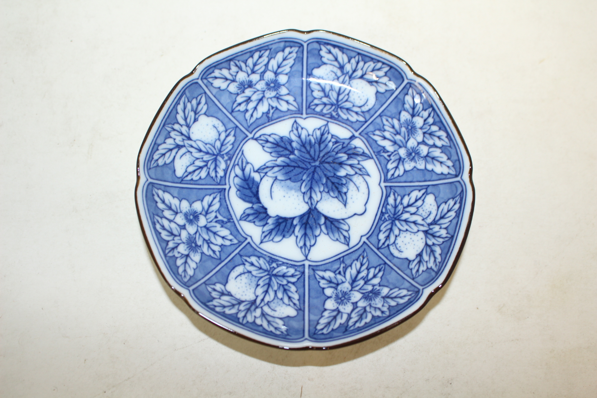 이마리 청화백자화문 화형완 10점셋트