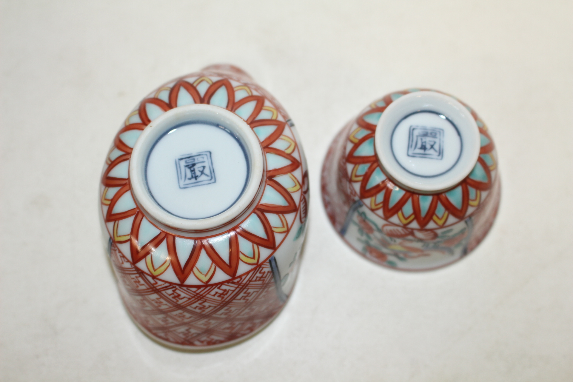 이마리 진사백자화문 5인 다관셋트