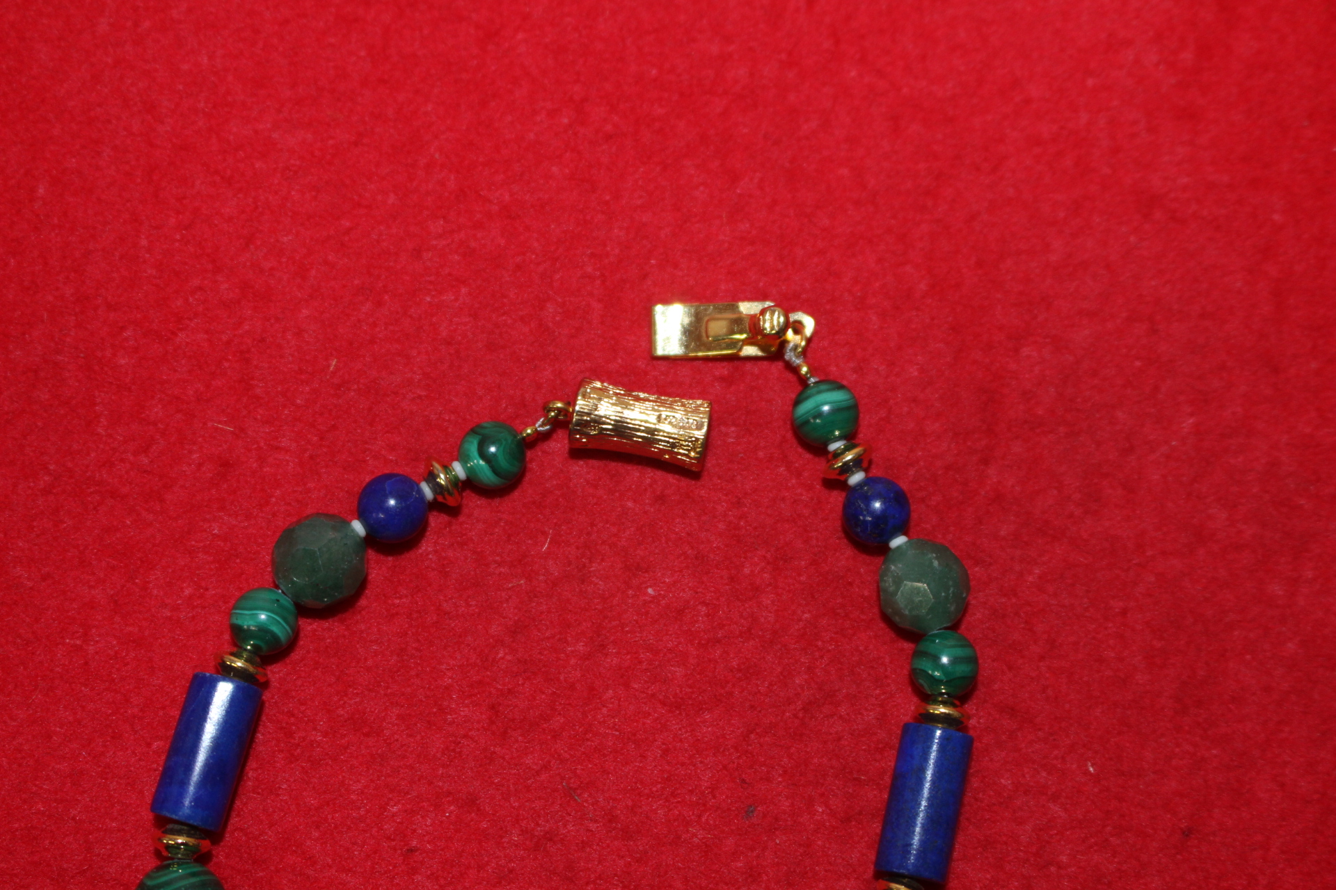 옥돌 진주로된 팔찌