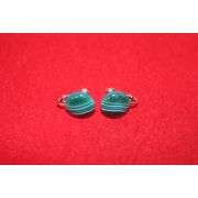 보석이 장식된 귀걸이 1쌍