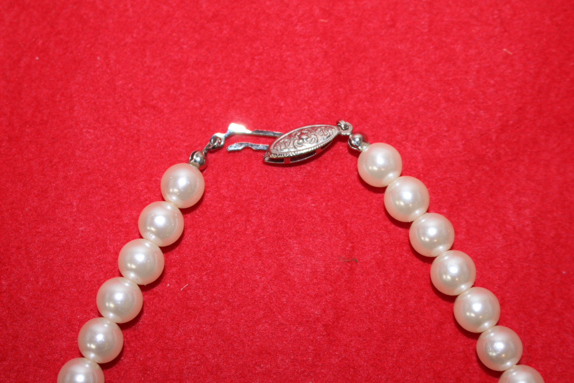 인조진주 목걸이