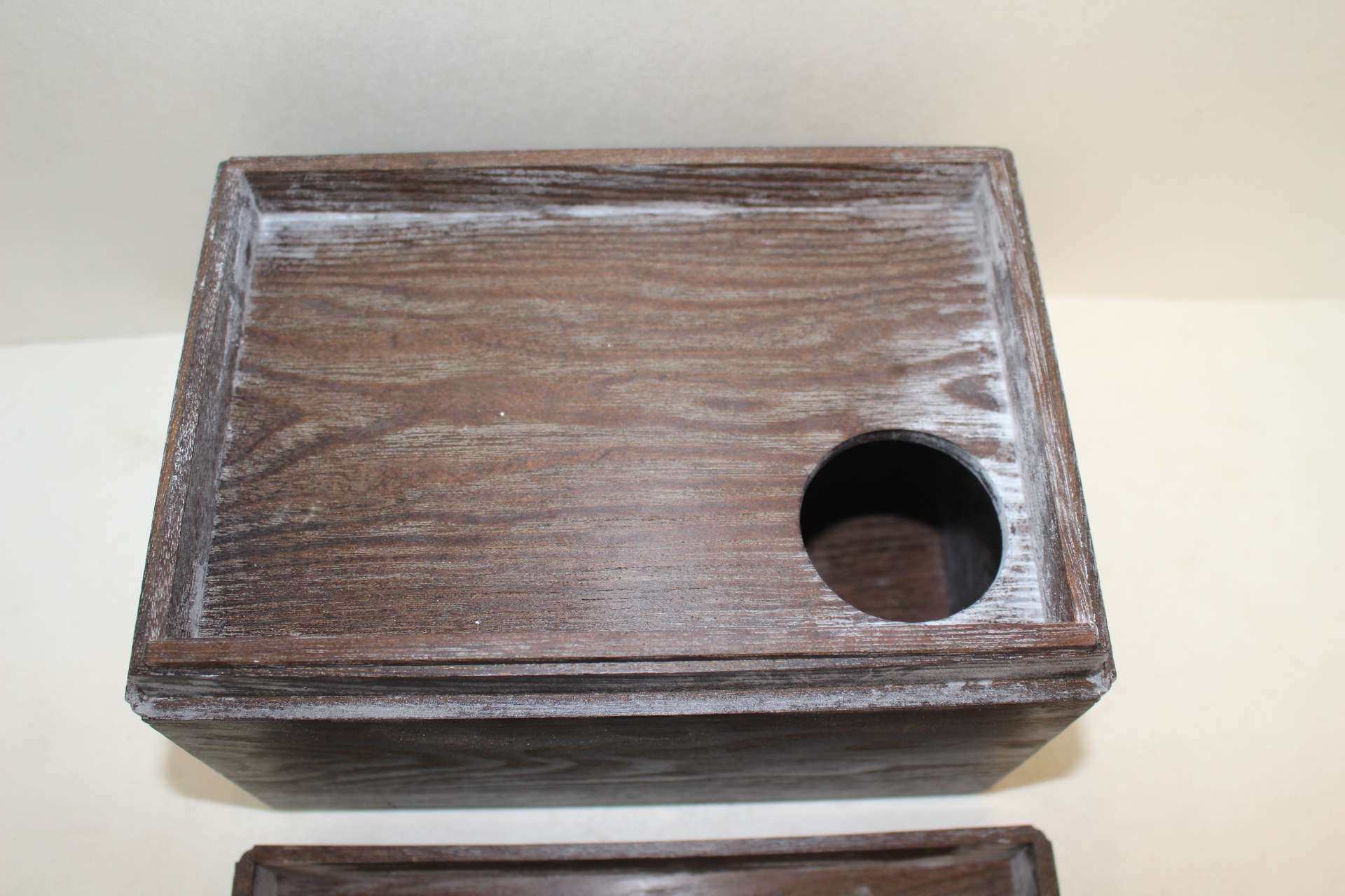 미사용 나무로된 말차함