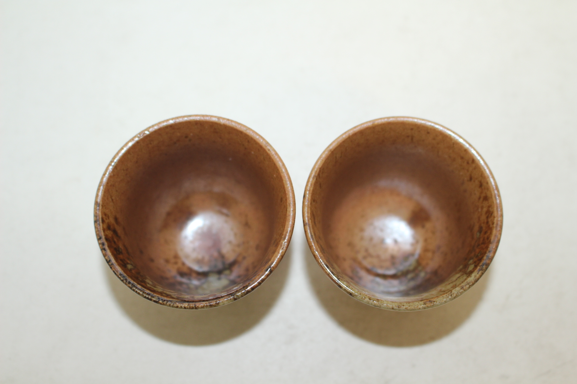 시가라끼 청자잔 2점