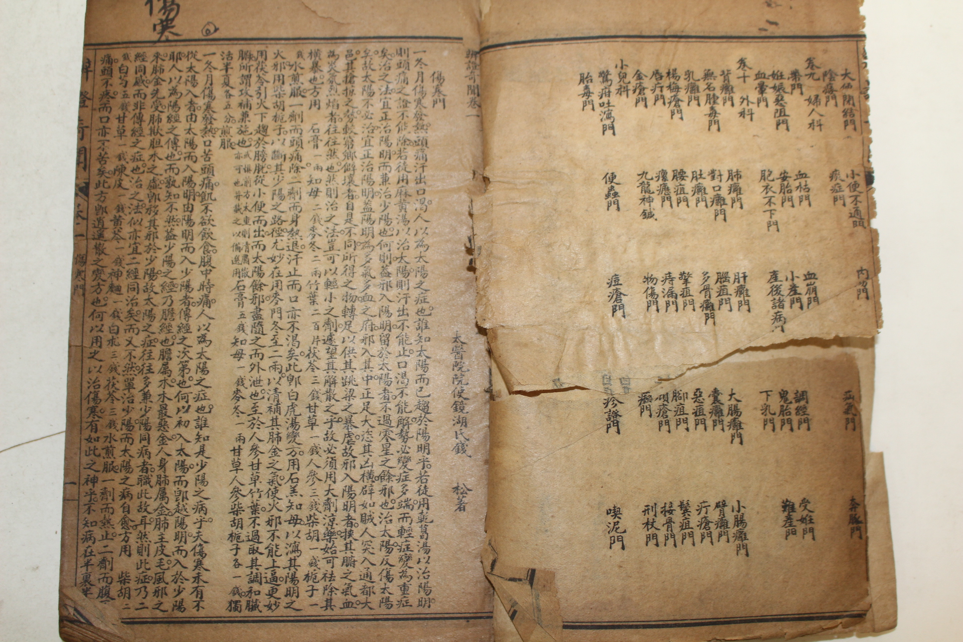 1879년 중국의서 변증기문(辨證奇聞) 10권2책합본 완질